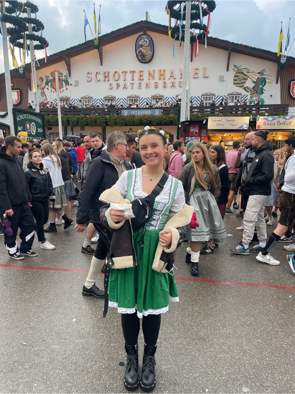 Green Gingham Dirndl - Picture 3 of 3